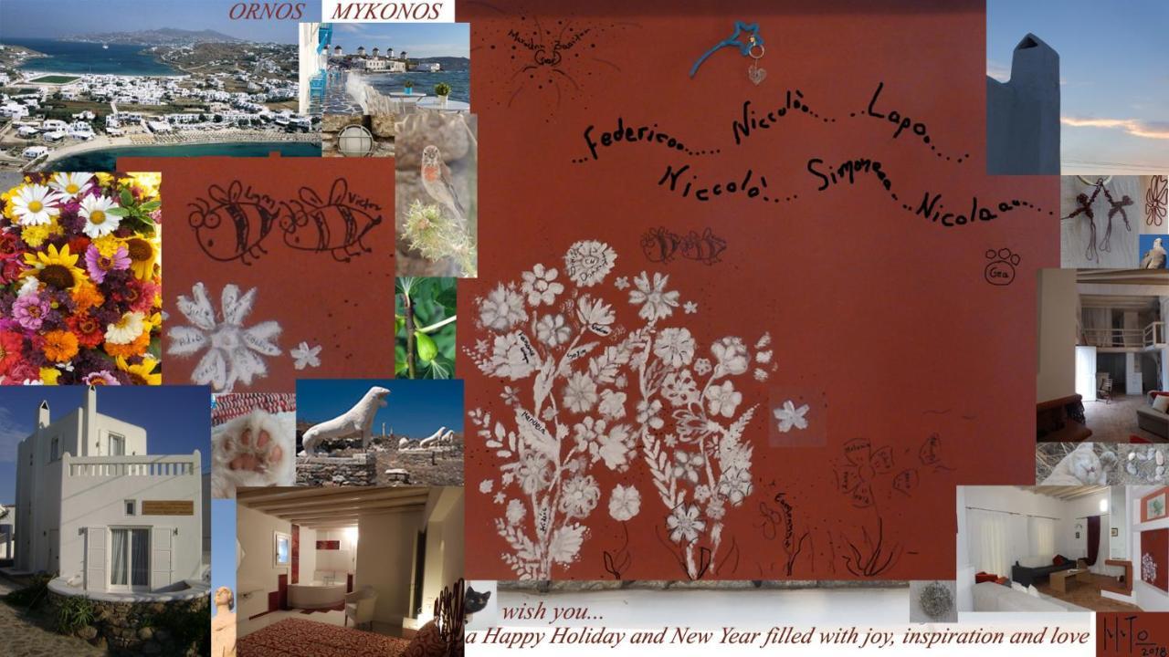 Mykonos Ornos Redocher Home Экстерьер фото